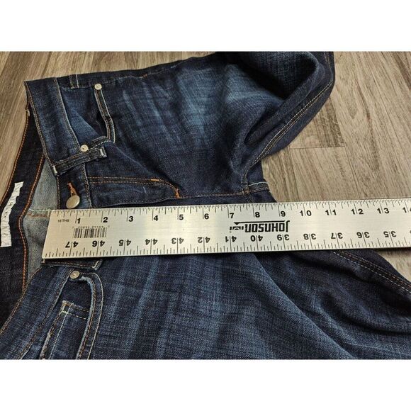 Joe's Womens Size 28 Whiskered Kicker Socialite Embroidered Blue Jeans Capris - Picture 10 of 11